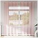 Tende In Voile Con Occhielli 2 Pz Rosa 140x245 Cm - Foto miniatura 1