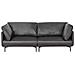 Divano 3 Posti Revsnes Pelle Sintetica Nero - Foto miniatura 2