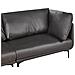 Divano 3 Posti Revsnes Pelle Sintetica Nero - Foto miniatura 6
