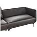 Divano 3 Posti Revsnes Pelle Sintetica Nero - Foto miniatura 7