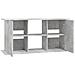 Supporto Acquario 121x41x58 cm Legno Multistrato Grigio Cemento - Foto miniatura 6