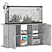 Supporto Acquario 121x41x58 cm Legno Multistrato Grigio Cemento - Foto miniatura 4