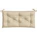Cuscini Panca Da Giardino 2pz Beige 100x50x7cm Tessuto Oxford - Foto miniatura 4