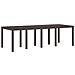 Tavolo da Giardino  Marrone 250x100x73 cm Poly Rattan, Tavolo da Giardino  Marrone 100x100x73 cm Poly Rattan, Tavolo da Giardino  Marrone 150x100x73 cm Poly Rattan - Foto miniatura 1