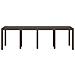 Tavolo da Giardino  Marrone 250x100x73 cm Poly Rattan, Tavolo da Giardino  Marrone 100x100x73 cm Poly Rattan, Tavolo da Giardino  Marrone 150x100x73 cm Poly Rattan - Foto miniatura 4