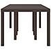 Tavolo da Giardino  Marrone 250x100x73 cm Poly Rattan, Tavolo da Giardino  Marrone 100x100x73 cm Poly Rattan, Tavolo da Giardino  Marrone 150x100x73 cm Poly Rattan - Foto miniatura 5