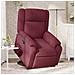 Poltrona Alzapersona Reclinabile Rosso Vino in Tessuto - Foto miniatura 2
