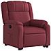 Poltrona Alzapersona Reclinabile Rosso Vino in Tessuto - Foto miniatura 4
