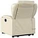 Poltrona Alzapersona Elettrica Reclinabile Crema in Similpelle - Foto miniatura 5