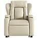 Poltrona Alzapersona Elettrica Reclinabile Crema in Similpelle - Foto miniatura 9