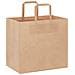 Sacchetti di Carta 250 pz con Manici Marrone 26x17x25 cm - Foto miniatura 3