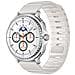 Cinturino Compatibile Con Samsung Galaxy Watch8, Silicone Magnetico Con Chiusura In Acciaio Inossidabile 316, Design Confortevole E Regolabile White - Foto miniatura 2