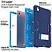 Custodia Per Samsung Galaxy Tab A 10.1"" Armored Con Supporto Blu - Foto miniatura 4