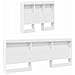 Testata contenitore con testiera Bianco 80 cm Legno multistrato - Foto miniatura 4