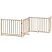 Cancello per Cani Porta Pieghevole 12 Pannelli 960 cm in Pioppo - Foto miniatura 4