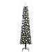 Albero di Natale artificiale con 300 LED Verde 210 cm - Foto miniatura 3