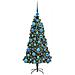Albero di Natale artificiale pre-illuminato con set di palline - Foto miniatura 3