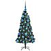 Albero di Natale artificiale pre-illuminato con set di palline - Foto miniatura 4