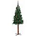Albero di Natale snodato con 150 LED con supporto Verde 150 cm - Foto miniatura 4