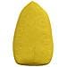Cuscino per Schiena Giallo 140 x 24 x 50 cm Velluto - Foto miniatura 7