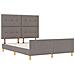 Struttura del letto con testiera Talpa 160 x 200 cm Tessuto - Foto miniatura 5