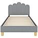 Struttura letto bambini con testata Grigio chiaro 90 x 190 cm - Foto miniatura 5