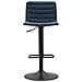 Set Di 2 Sgabelli Alti Vkh445-nero-metallo-43x49,5x85,5 Cm - Foto miniatura 2