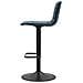Set Di 2 Sgabelli Alti Vkh445-nero-metallo-43x49,5x85,5 Cm - Foto miniatura 3