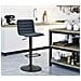 Set Di 2 Sgabelli Alti Vkh445-nero-metallo-43x49,5x85,5 Cm - Foto miniatura 8