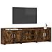 Mobile TV 168 x 33 x 47 cm Rovere Fumo Legno ingegnerizzato - Foto miniatura 2