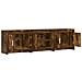 Mobile TV 168 x 33 x 47 cm Rovere Fumo Legno ingegnerizzato - Foto miniatura 3
