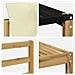 Set di divani da esterno 9 pcs Bianco e Crema 79 x 79 x 37 cm - Foto miniatura 6