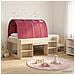 Letto con Tunnel 3 pz Rovere Sonoma e Rosso Legno multistrato - Foto miniatura 2