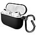 Custodia Airpods Pro 3 In Silicone Nera Puro - Foto miniatura 3