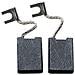 Spazzole di carbone per Bosch GOF 1600 A - 6,3 x 16 x 22 mm - coppia - Foto miniatura 1