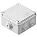 Cassetta Di Derivazione Con Coperchio Basso E Viti A 1/4 Di Giro Ip55 Dimensioni Interne 100x100x50 Pareti Con Passacavi - Foto miniatura 3
