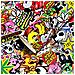 Foglio Pellicola Adesiva per Wrapping Sticker Bomb Regular, 50 x 70 cm - Foto miniatura 1