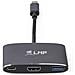 15948 Usb-C (M) To Hdmi [4kx2k] (F) & Usb 3.0 (F) & Usb-C Charging Multiport Adapter, Space Gray - Foto miniatura 3