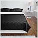 Copriletto Reversibile Nero / bianco 170 X 210 Cm - Foto miniatura 2