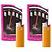 2 Posacenere Tascabili Smookey Ignifugo Porta Accendino Bic Mozziconi Harley Fucsia + 2 Accendini Bic J 25 - Foto miniatura 1