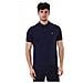 Polo Manica Corta Jersey 166 Blu Uomo Taglia 4 - Foto miniatura 1