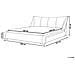 Letto Matrimoniale Moderno In Tessuto Grigio 180x200cm Nantes - Foto miniatura 23