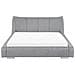 Letto Matrimoniale Moderno In Tessuto Grigio 180x200cm Nantes - Foto miniatura 27
