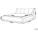 Letto Matrimoniale Moderno In Tessuto Grigio 180x200cm Nantes - Foto miniatura 12