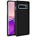 Cover Samsung Galaxy S10 Antishock Rigida Soft Touch Resistente - Nero Opaco - Foto miniatura 2