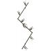 Buzz-led Suitable For Indoor Use Gu10 3w Metallic Wall Lighting - Wall Lighting (6 Bulb (s), 3 W, Gu10, 3000 K, Ip20, Metallic)  - Foto miniatura 3