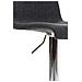 2 Sgabelli Alti Hoover in Tessuto - Set 2 Sgabelli Bar Design Regolabile 59-80 cm I Sedie Sgabello Girevole 360°con Schienale Grigio Scuro Cromato - Foto miniatura 4