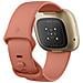 Smartwatch Versa 3 Impermeabile Bluetooth Cardiofrequenza Giroscopio Corallo / Oro - Foto miniatura 3