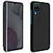 Custodia Samsung Galaxy A12 Sportellino Translucido Specchio Con Supporto Nero - Foto miniatura 1