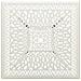 Tavolo Da Giardino Bianco 90x90x73 Cm In Alluminio Pressofuso - Foto miniatura 3